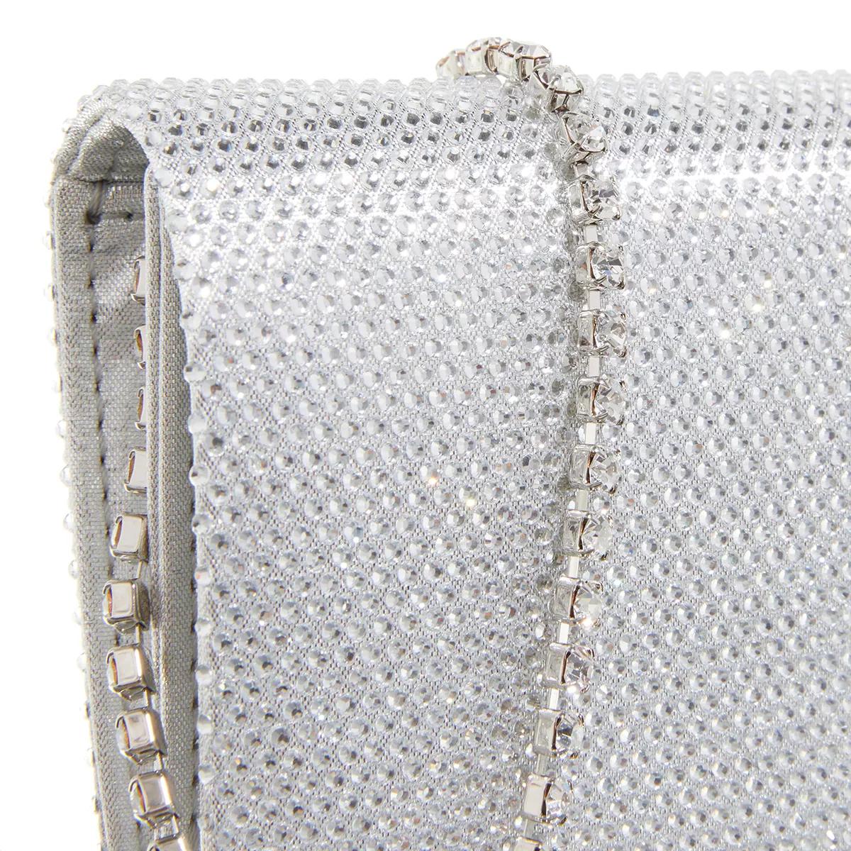Gedebe Clutches Crystal Envelope in zilver