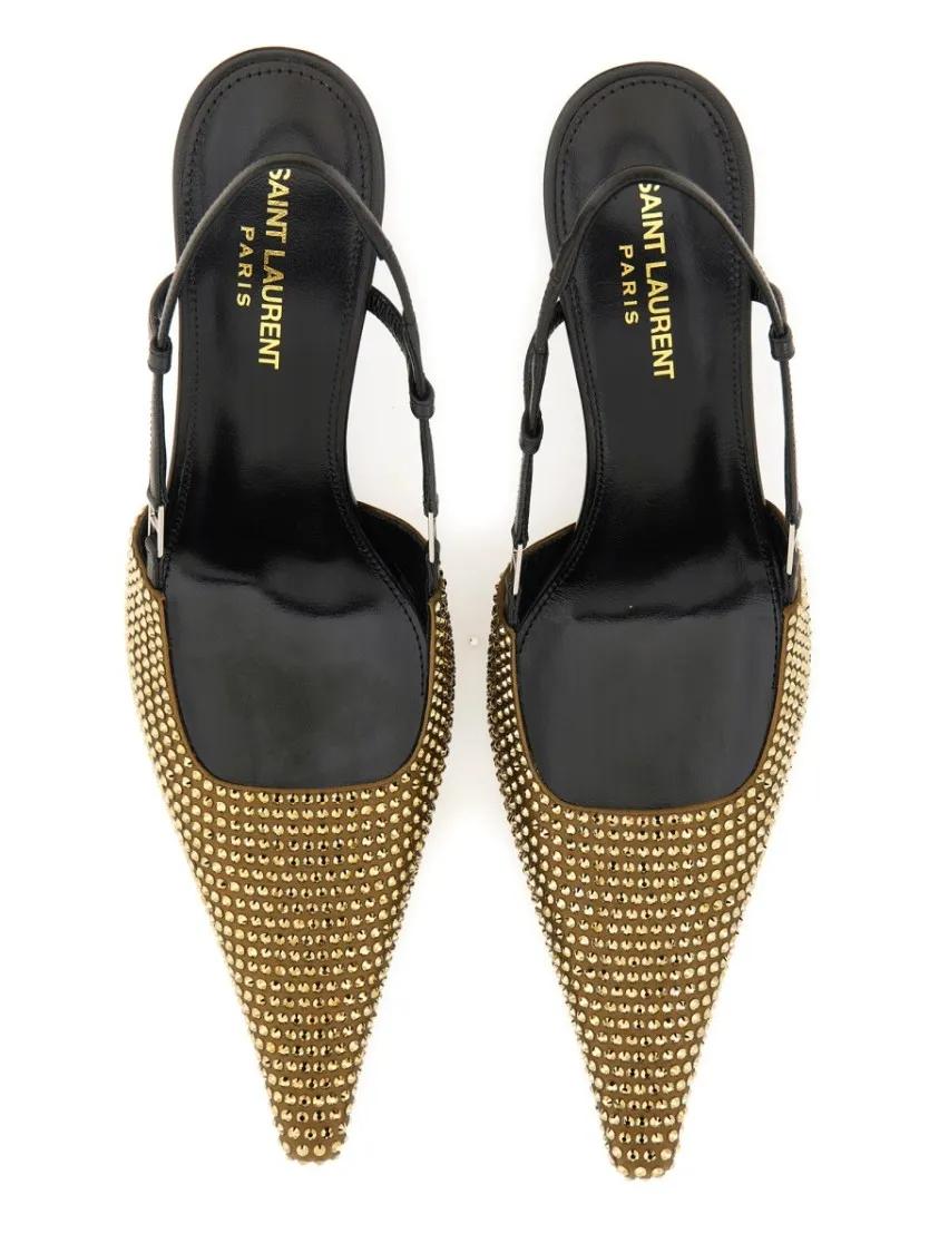 Thumbnail - Saint Laurent Hohe Schuhe - "Stone 70" Pump - Gr. 37 (EU) - in Rot - für Damen