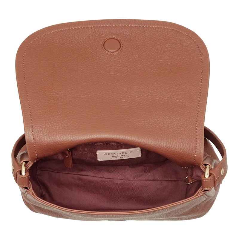 Coccinelle Sac à bandoulière Coccinelle Rebekka Suede Cognac(Image 5)