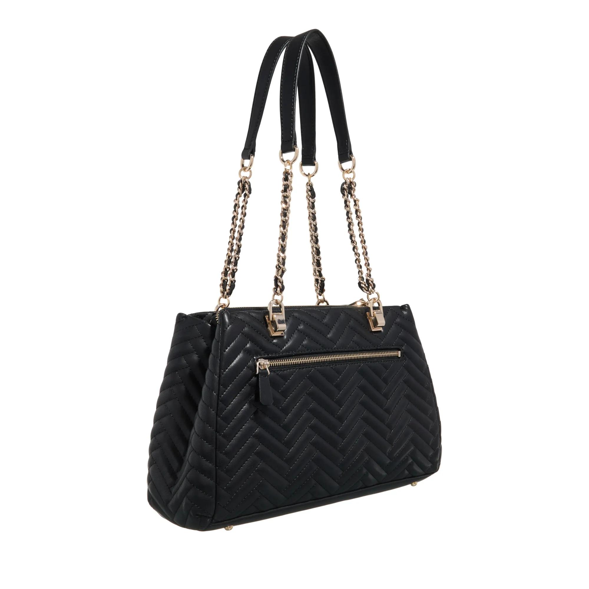 Guess Satchels Anning Shoulder Satchel in zwart