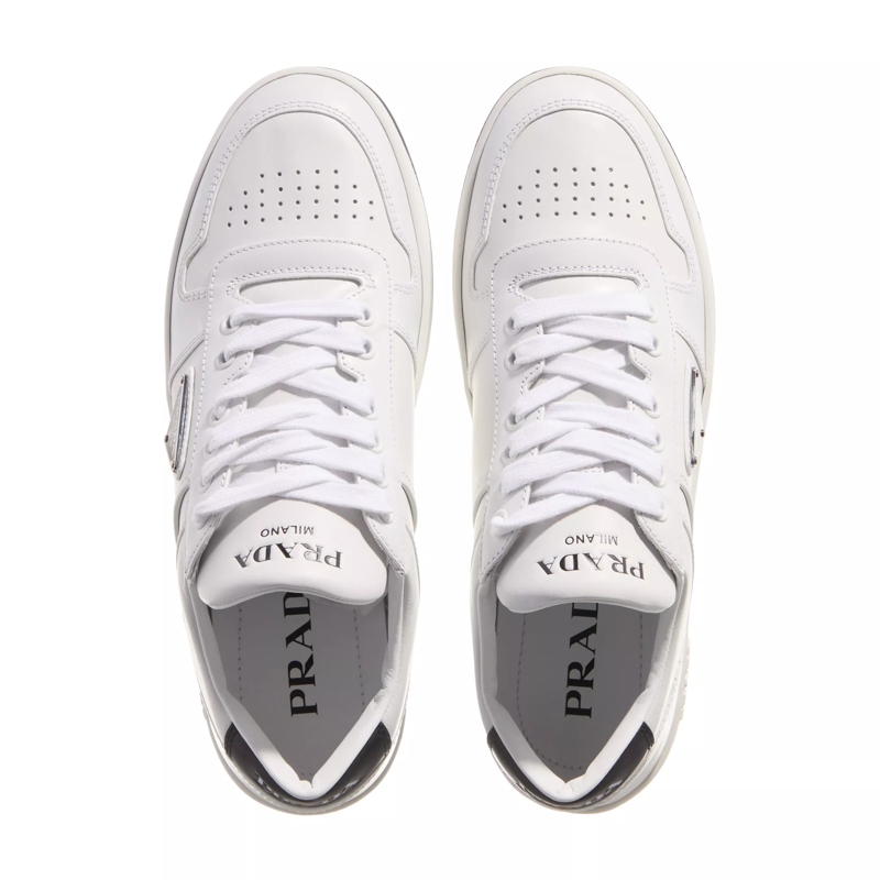 Prada Low-Top-Sneaker Downtown Sneaker F0964 bianco/nero(Image 4)