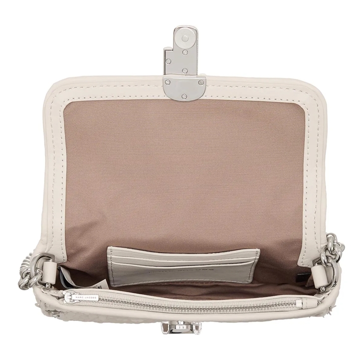 Marc Jacobs J Marc Mini Shoulder Bag Cream Silver Crossbody Bag