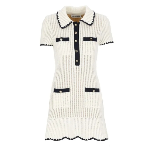 Self Portrait  Cotton Blend Dress White