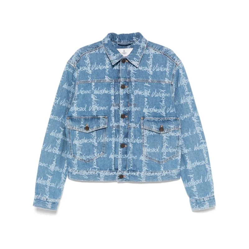 Vivienne Westwood Jeansjacke Light Blue Denim Jacket Blue