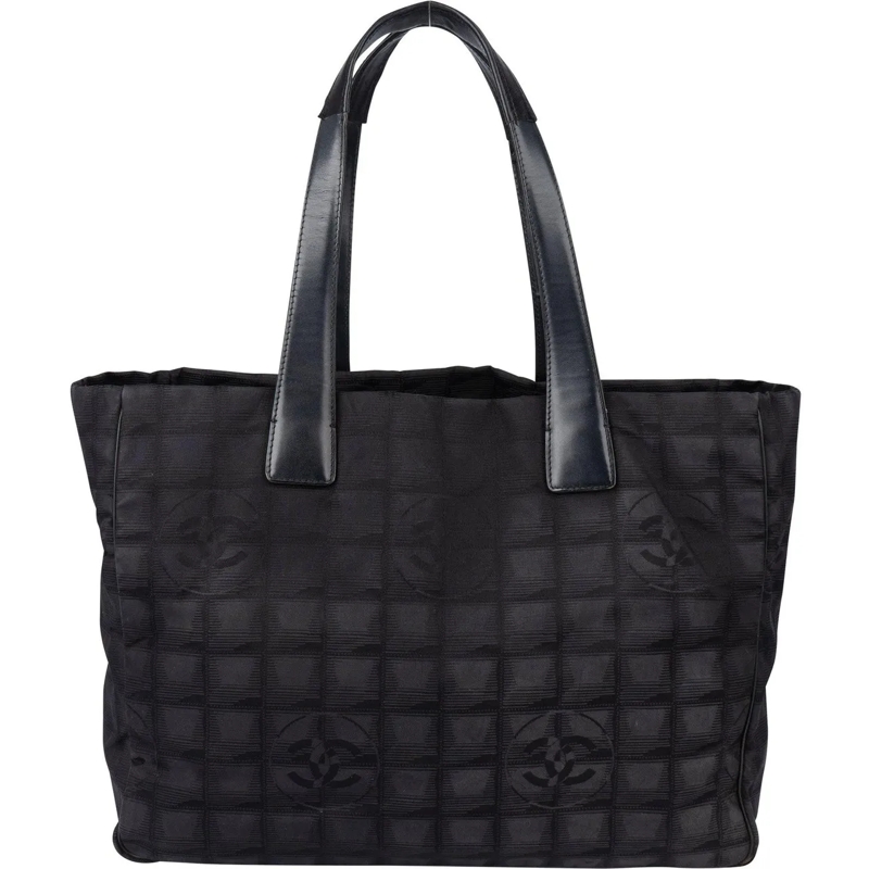 Chanel Tote Chanel Travel Line Monogram Handbag schwarz