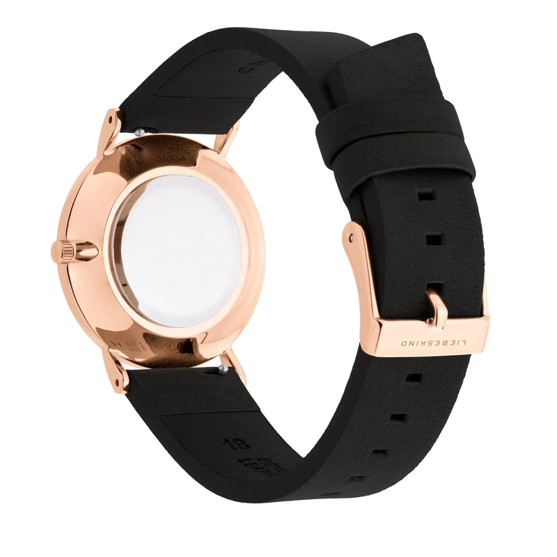 Liebeskind Berlin Quarzuhr Echtleder The Small Minimalist schwarz(Image 3)