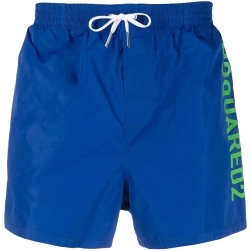 Dsquared2  Logo Midi Swim Shorts blau