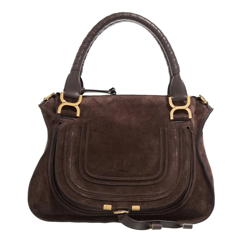 Chloé Tote Marcie Tote Bag Brown