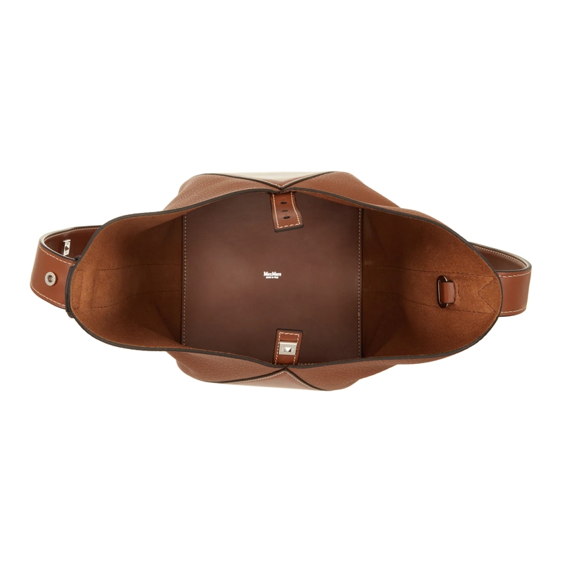 Max Mara Bucket Bag Mmbuckets Marrone(Image 5)