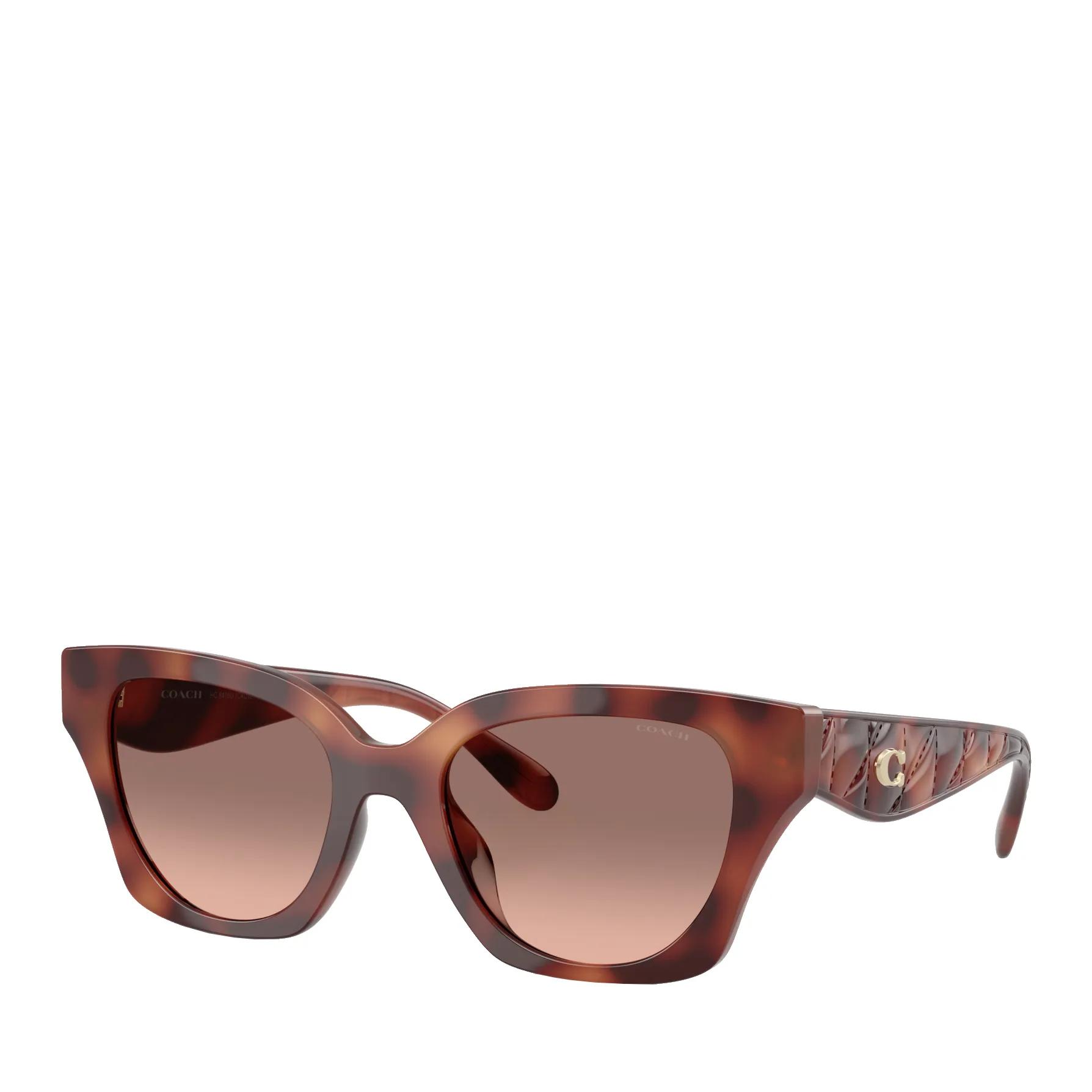 Coach Sonnenbrille - Cad18 - Gr. unisize - in Hellbraun - für Damen