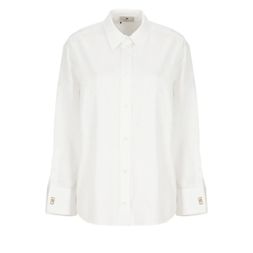 Elisabetta Franchi Chemises Cotton Shirt White