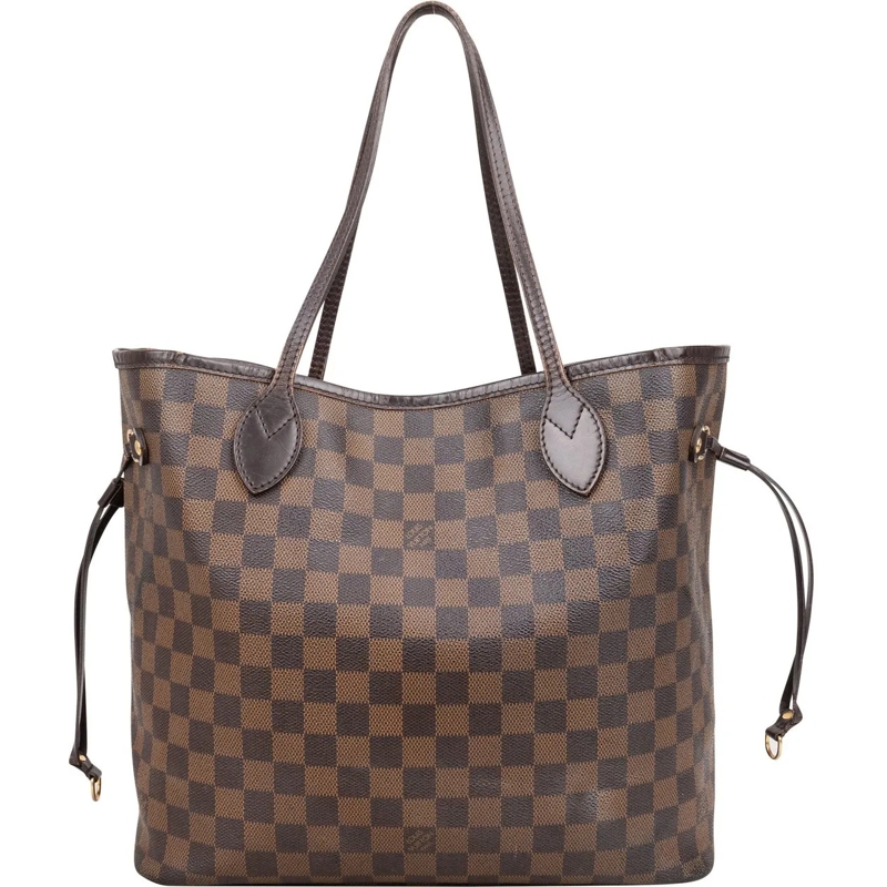 Louis Vuitton Tote Louis Vuitton Damier Ebene Monogram Neverfull MM S braun