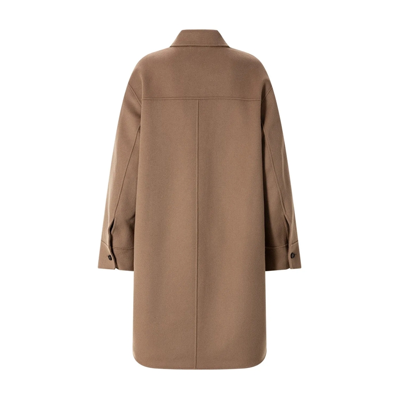 S Max Mara Mantel Mantel Fante aus Schurwolle braun(Image 2)
