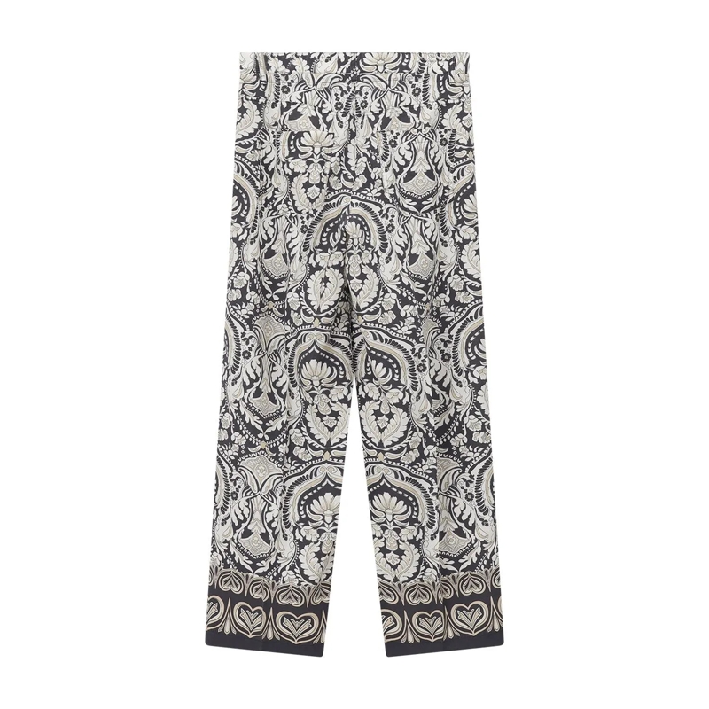 Cambio Freizeithose Hose Adrienne mit floralem Muster mehrfarbig(Image 2)