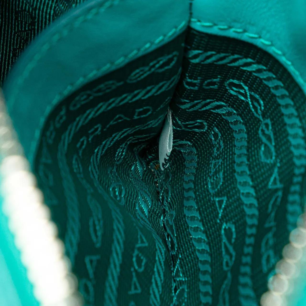 Thumbnail - Prada Hobo Bags - Soft Calf Diagramme Camera Bag - Gr. unisize - in Blau - für Damen