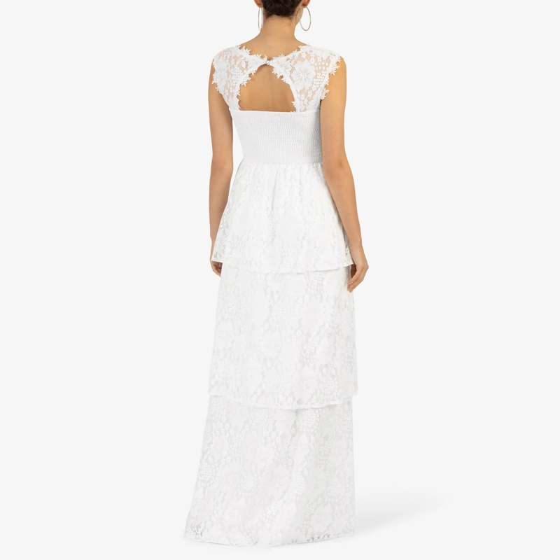 Kraimod Maxikleid Kleid weiss(Image 4)