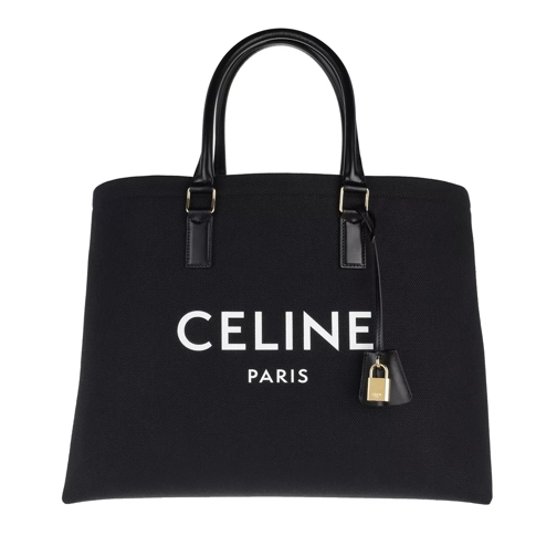Celine Logo Tote Bag Black Tote