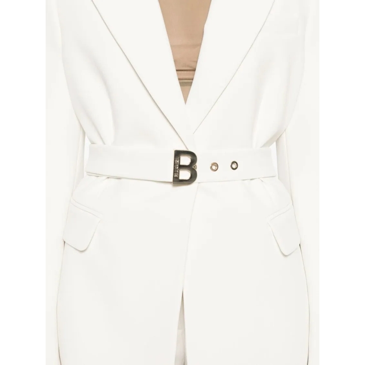 ボトムスその他 Blugirl Tailored White Blazer With Belted Waist Blugirl Tailored White Blazer With Belted Waist White | Blazer