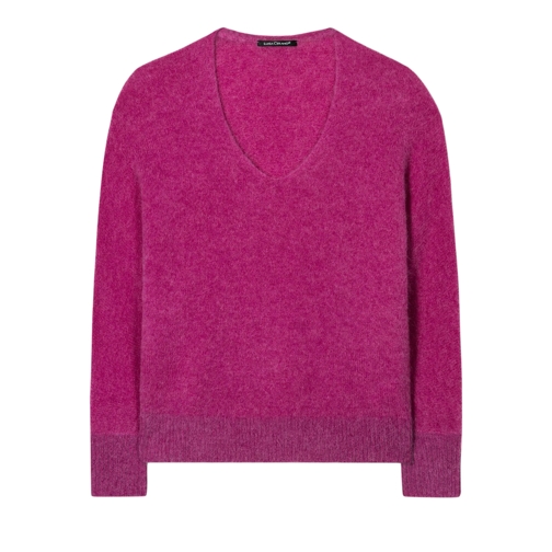 Luisa Cerano Pullover V-Pullover aus Alpaka-Mix ultra pink