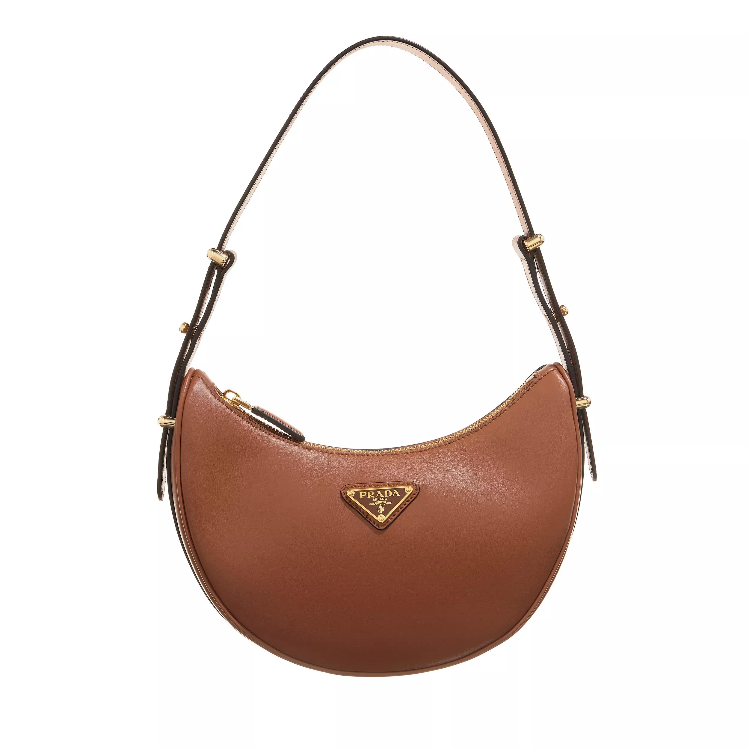 Prada Shoulder Bag Cognac Hobotas