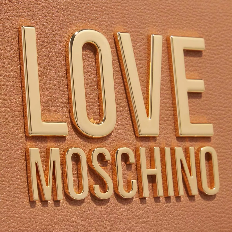 Love Moschino Sac à bandoulière Love Lettering Cammello(Image 4)