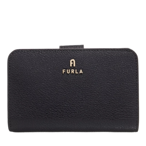 Furla FURLA MAGNOLIA M COMPACT WALLE Nero Bi-Fold Wallet