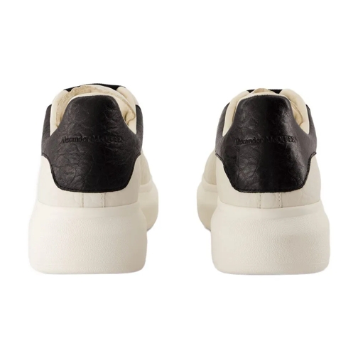 Alexander McQueen Low-Top Sneaker Oversized White Sneakers With Textured Calfskin Neutrals (Image 3)