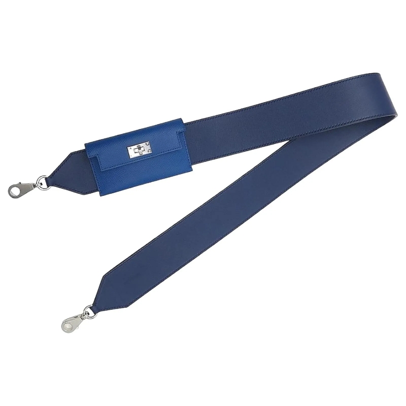Hermès Geldbörse NEUER SCHULTERGRIFF FÃœR HERMES KELLY POCKET BAG E blau