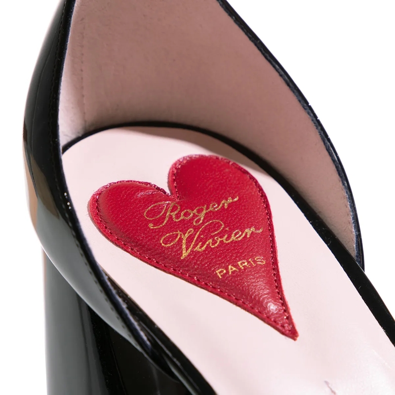 Roger Vivier Pumps Roundytoe Ankle Strap 85 Nero(Image 5)