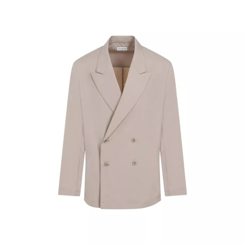 Dries Van Noten Sand Cotton Jacket Neutrals 