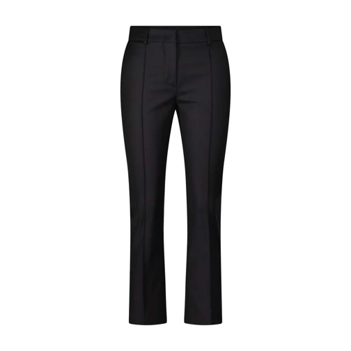 Sportmax Stoffhose Antony aus Baumwoll-Mix Schwarz Pantalon décontracté