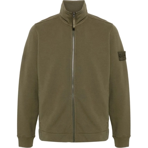 Stone Island  sweatjacket ghost grün