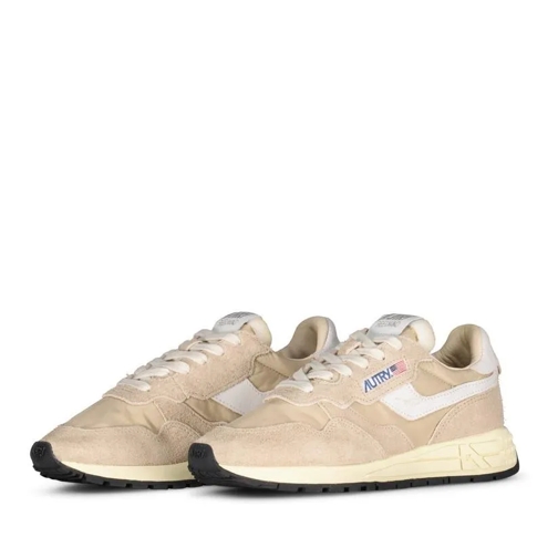 Autry International Low-Top Sneaker Sneaker aus Veloursleder Beige