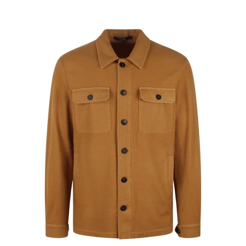 Drumohr Veste de transition Overshirt Brown