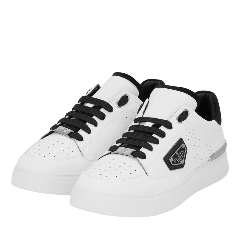 Philipp Plein Low-Top-Sneaker Lo-Top Turnschuhe weiss(Image 2)