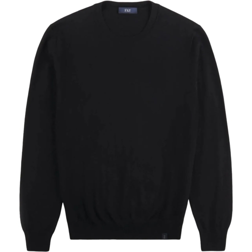 Fay Sweatshirts Sweaters Black schwarz