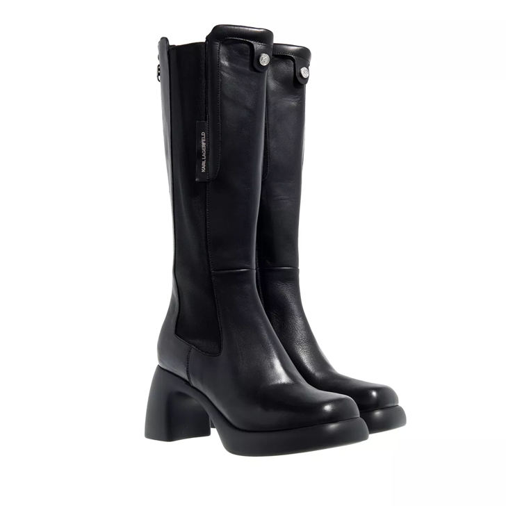 Karl Lagerfeld Astragon Hi Leg Gore Boot Black Boot