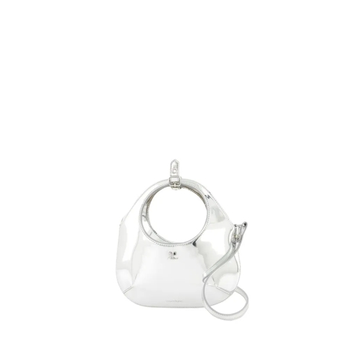 Courrèges Mini Holy Mirror Bag - Leather - Silver Silver Schultertasche