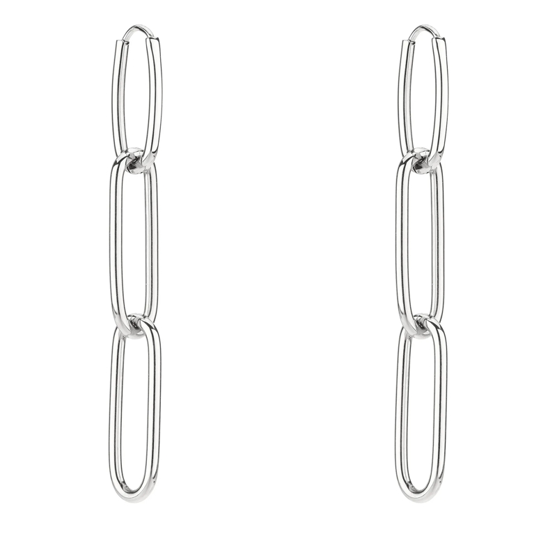 Liebeskind Berlin Ohrstecker Edelstahl Special Link silber(Image 10)