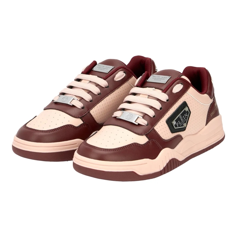 Philipp Plein Low-Top-Sneaker Lo-Top Turnschuhe Street rosegold-braun
