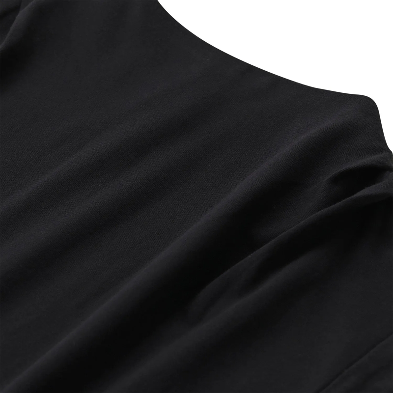 Anine Bing Maxikleid Maxikleid Alix aus Baumwollmix schwarz(Image 3)
