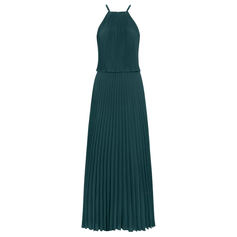 Apart Abendkleid Chiffonkleid grün