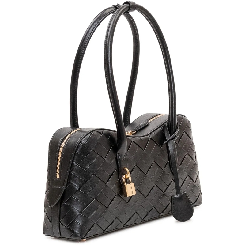 Stella McCartney Tote Borsa a Mano Ryder con Intreccio e Doppio Manico schwarz(Image 2)