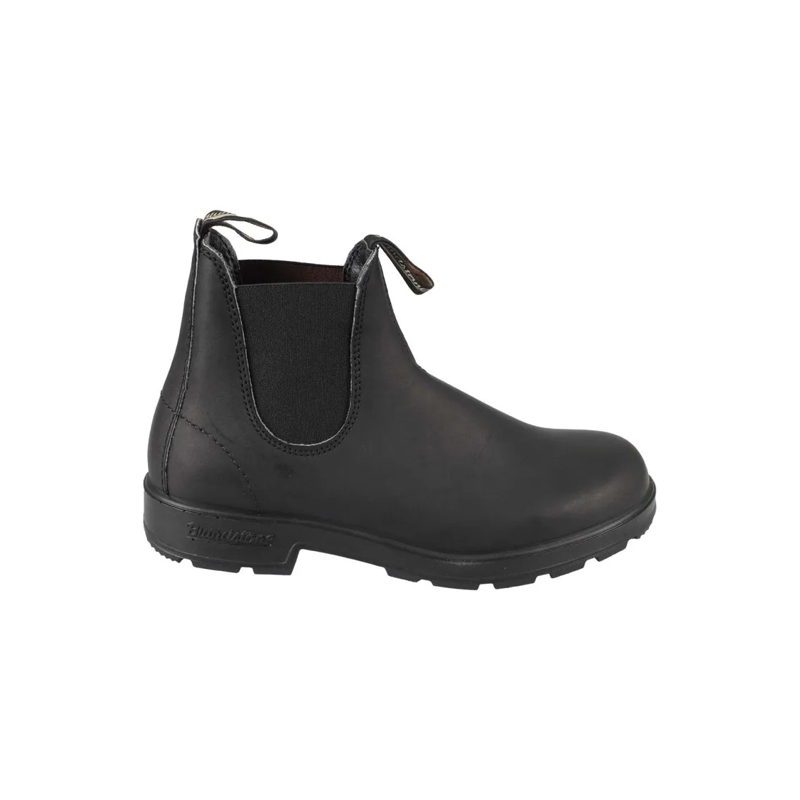 Blundstone Bottes Black Leather Boot With Elastic Side Panels Black