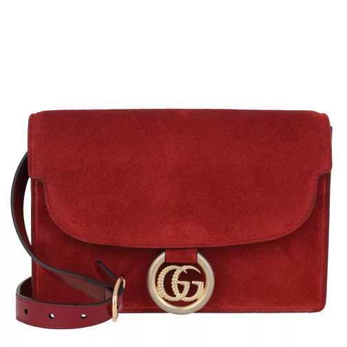 Gucci GG Ring Shoulder Bag New Cherry Red Messenger Bag