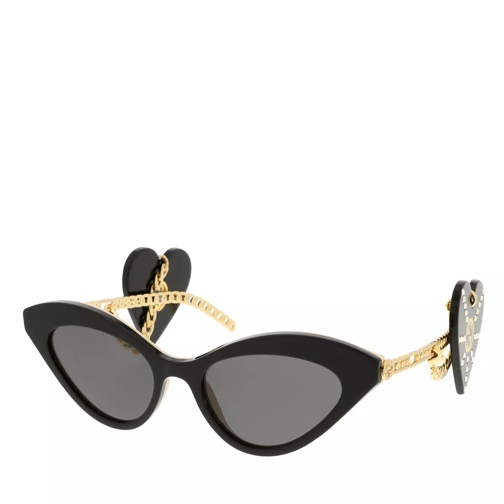 Gucci GG0978S-004 52 Sunglass WOMAN ACETATE BLACK Sunglasses