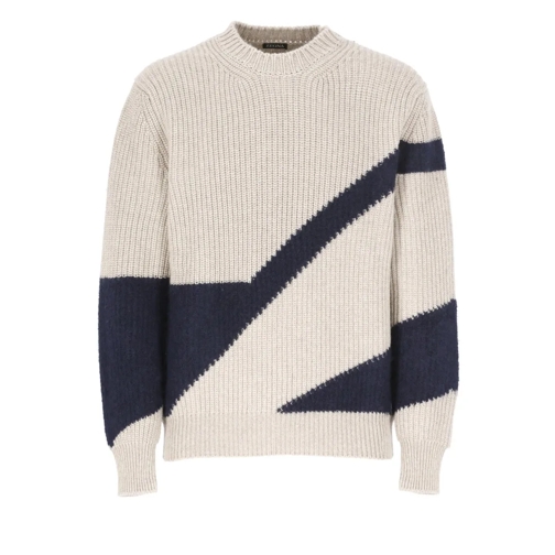 Zegna Pullover Cashmere Sweater Neutrals