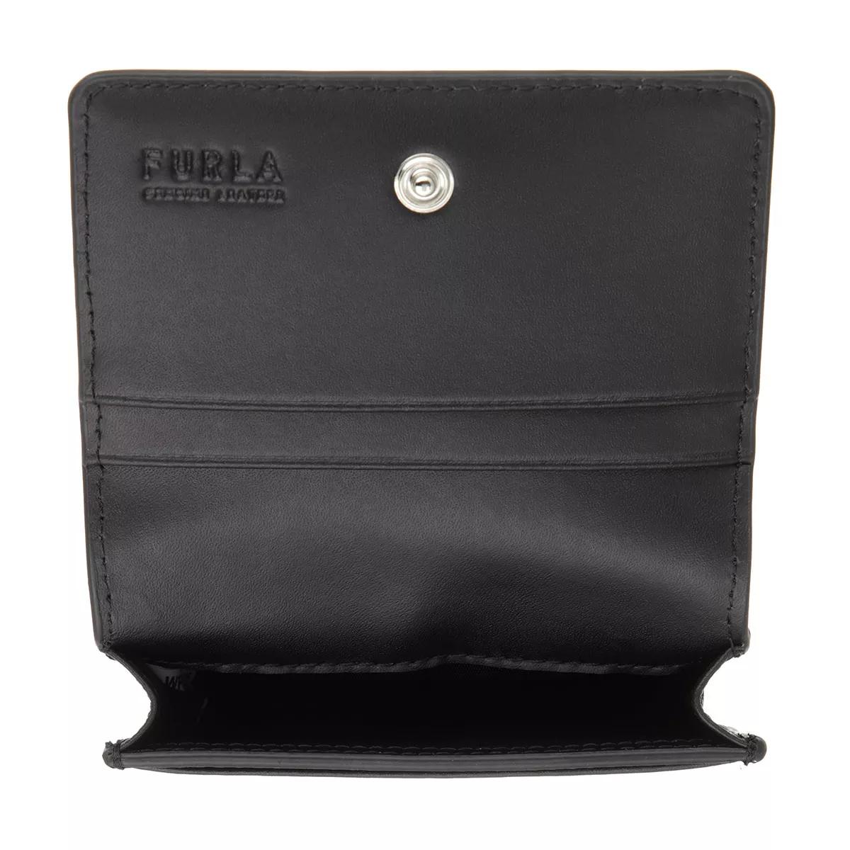 Furla Furla Moon Business Card Case Slim - Vitello Roma Nero