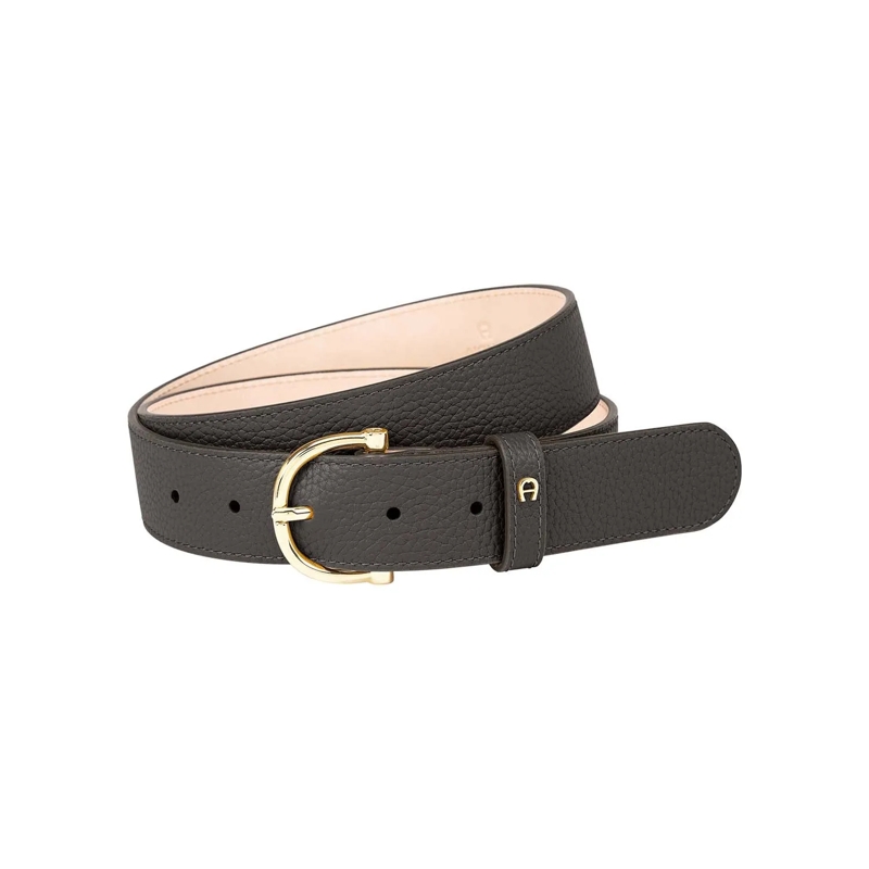 AIGNER Ceinture en cuir Gürtel Delia aus Leder Dunkelgrau