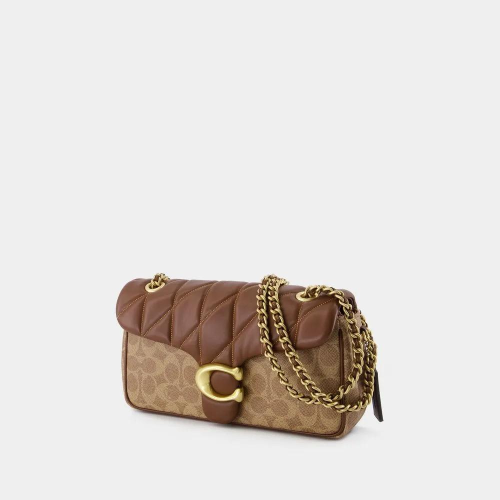 Coach Crossbody bags Quilted Sig Tabby Shoulderbag 26 in bruin